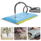 Cheqo® XXL Vacuümzak voor Kleding - Opbergzak - Reiszak - Luchtdicht Ventiel - Ruimtebesparend 80x120 cm - Ideaal voor Opbergen