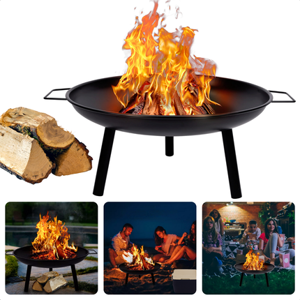 Cheqo® Vuurschaal - Vuurkorf - Terrashaard - Terrasverwarmer Staal - Voor Tuin en Terras