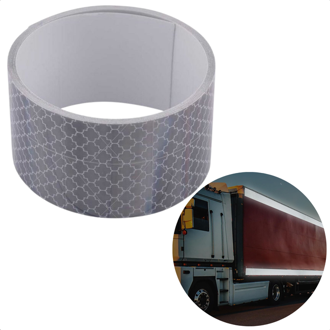 Cheqo® Reflecterende Tape - Reflectie Tape - E11 Goedgekeurd - Veiligheidsreflector Vrachtwagen