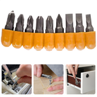 Cheqo® Bitset - 9 stuks 25mm Chroom-Vanadium Bits - Schroevendraaier Bitset - Professionele Bitset - Ratchet Bitset - 9 Delige Bitset - Gereedschapset - Schroevendraaierset - Voor De Professional & Hobbyist - Lange Levensduur