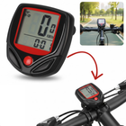 Cheqo® Fietscomputer - Fietscomputer Met Draad - Fietskilometerteller - Kilometerteller Fiets - Fietssnelheidsmeter - Fiets Teller - Fietscomputer Lcd - Fietscomputer Groot Scherm - Fietscomputer 15 Functies - Fietscomputer Met Klok