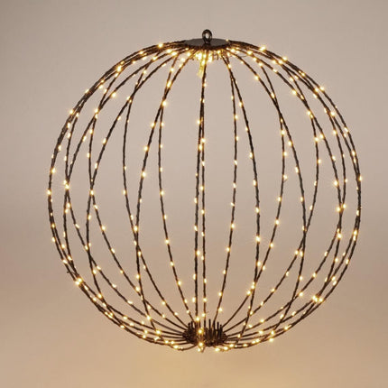 Lichtbol 320 Led - Metaal - 50 Cm - Kerstverlichting - Met Timer - Warm Wit