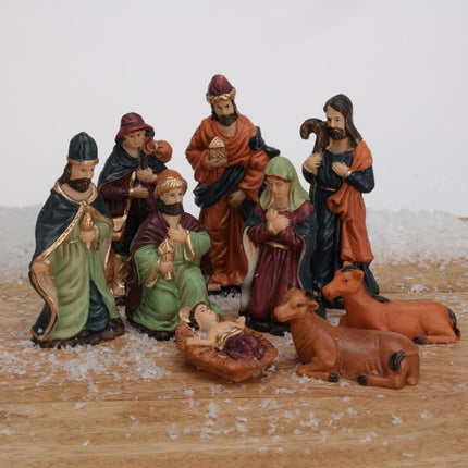 Kerststal Figuren - 9 Stuks - 8 Cm