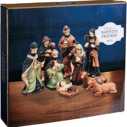 Kerststal Figuren - 9 Stuks - 8 Cm