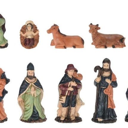 Kerststal Figuren - 9 Stuks - 8 Cm
