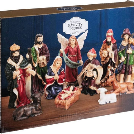 Kerststal Figuren - 11 Stuks - 10 Cm