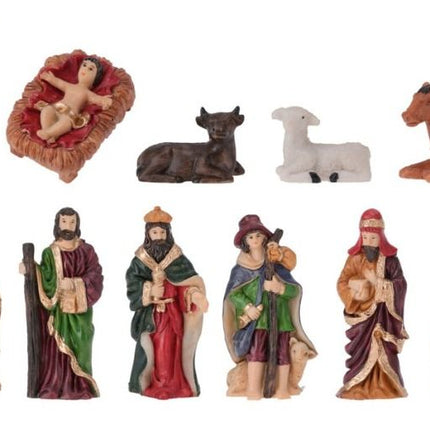 Kerststal Figuren - 11 Stuks - 10 Cm