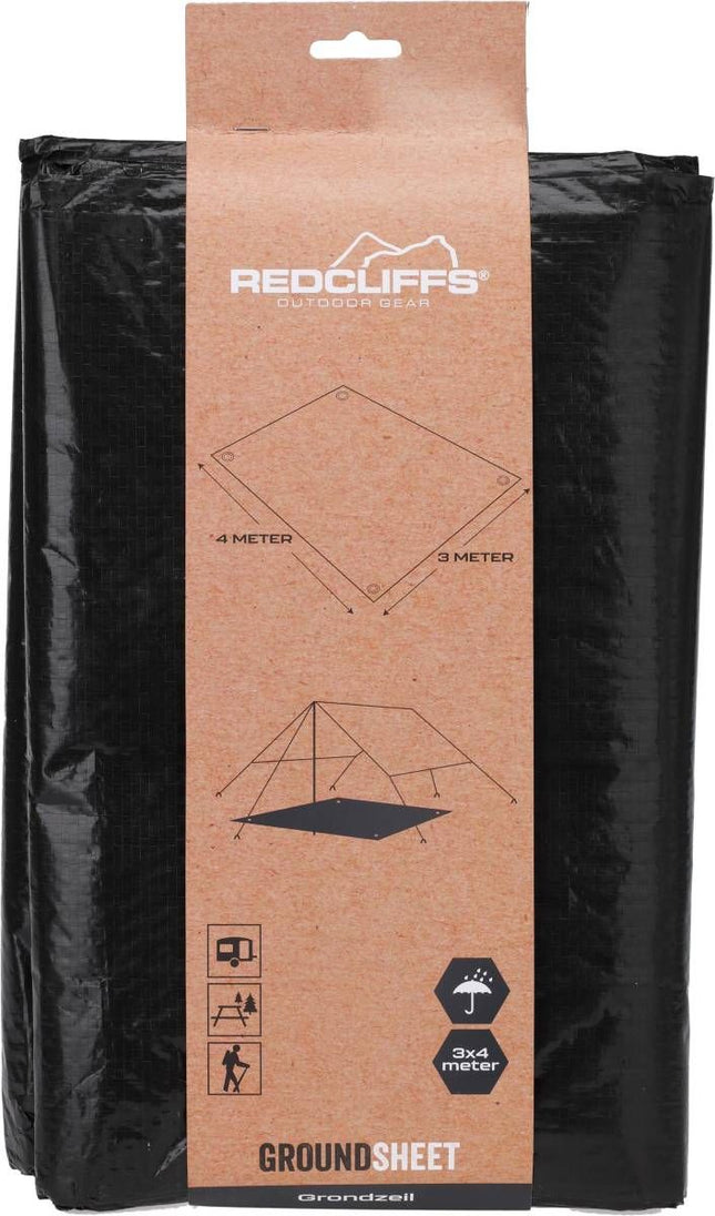 Redcliffs Grondzeil 3X4 Meter - Zwart
