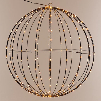 Ceruzo Lichtbol 400 Led - Metaal - 60 Cm - Kerstverlichting - Met Timer - Extra Warm Wit
