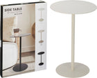 Bijzettafel - Rond - Wit - 35X53 Cm