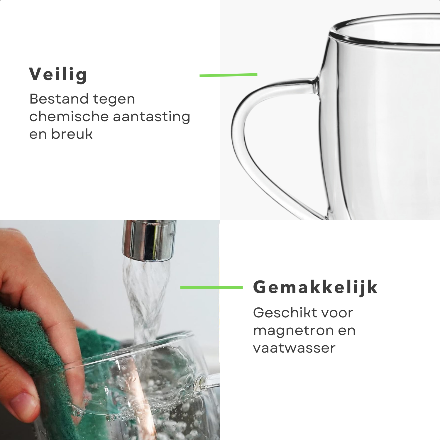 Cosy & Trendy Theeglazen - dubbelwandig - glas - 250 ml bestellen Cosy & Trendy Theeglazen - dubbelwandig - glas - 250 ml bestellen