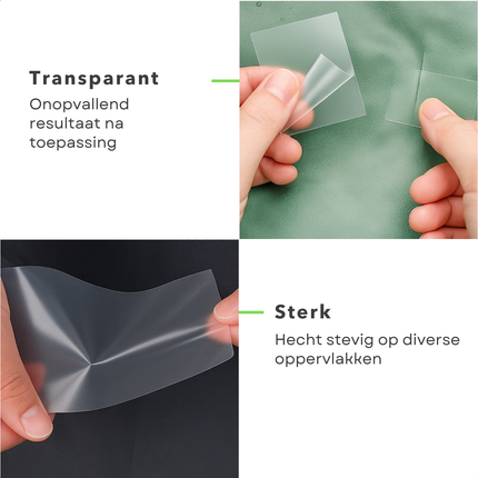 Cheqo® Onderwater Zwembad Reparatieset - Reparatieset voor Zwembaden - Transparante Zelfklevende Folie - Voor Opblaasbaar Zwembad - Reparatieset voor Opblaasbare Artikelen