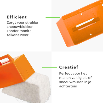 Cheqo® Sneeuwblok Maker - Sneeuw Speelgoed - Iglo Bouwen - Sneeuwbal Gevecht