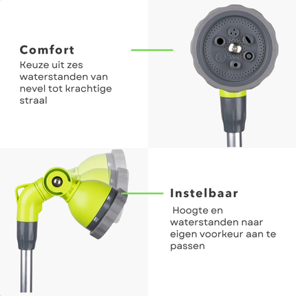 Cheqo® Tuindouche - Buitendouche - Tuindouche met Statief - Buitendouche met Statief - Verstelbare Tuindouche - Verstelbare Buitendouche - Tuindouche Verstelbare Hoogte - Buitendouche Verstelbare Hoogte