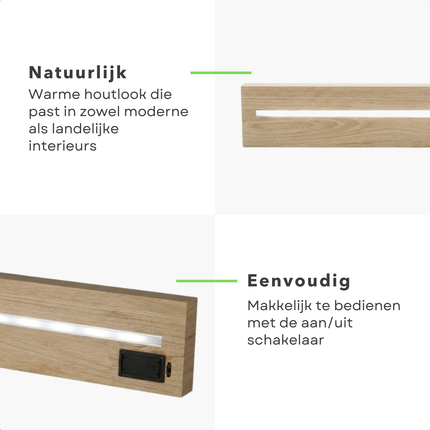 Cheqo® Wandplank met Led Verlichting - Wandplank met Verlichting - Wandplank Led - Wandplank Verlichting - Wandplank Bruin - Wandrek met Led Verlichting - Wandrek met Verlichting - Wandrek Bruin - Wandplank met Licht