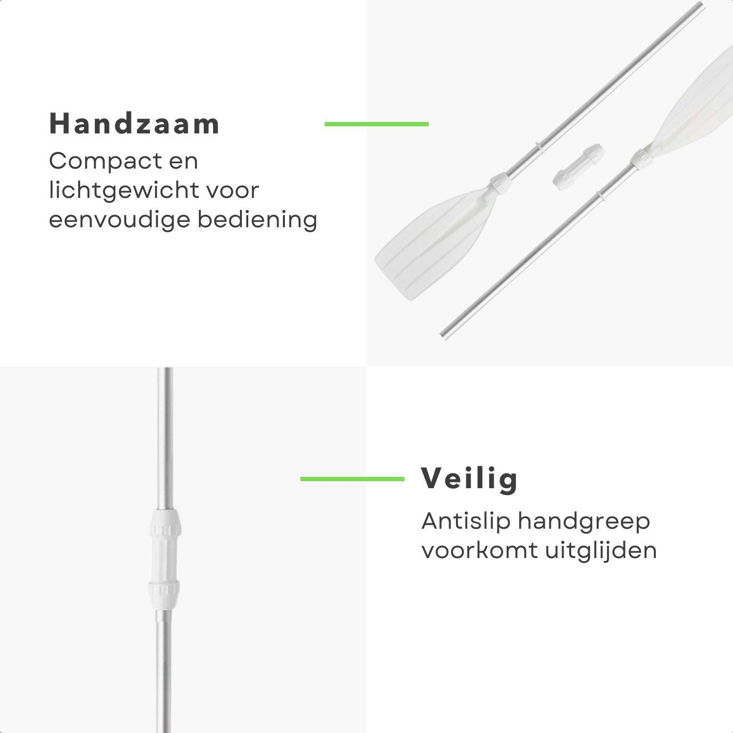 Ecd Germany Dubbelse Peddel Voor Sup En Kajak 4-delig Ecd Germany Dubbelse Peddel Voor Sup En Kajak 4-delig