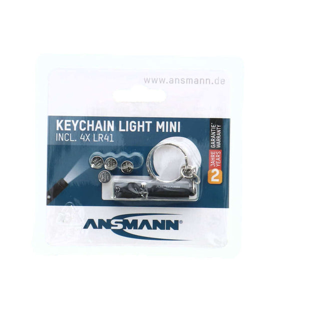 Ansmann Led Lampje Sleutelhanger Zwart