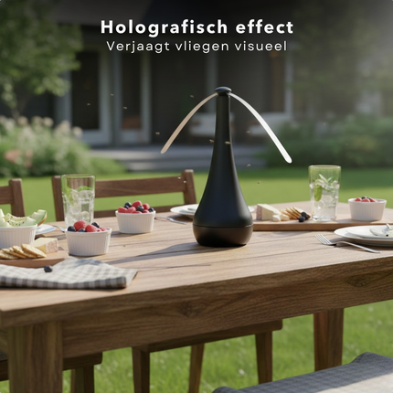 Cheqo® Vliegenverjager voor op Tafel - Vliegenverjager Tafel - Fly Fan - Vliegen Ventilator - Vliegenventilator - Vliegen Waaier - Vliegenverjager - Insectenverjager voor op Tafel - Insectenverjager Tafel
