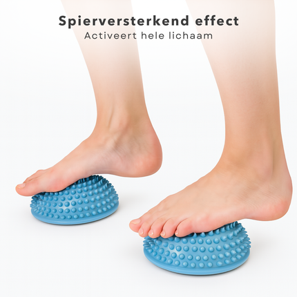 Cheqo® Balance Pods Set - Balanstrainer - Balanskussen - Balansbord voor Spierversterking & Coördinatie - Max. 150 KG