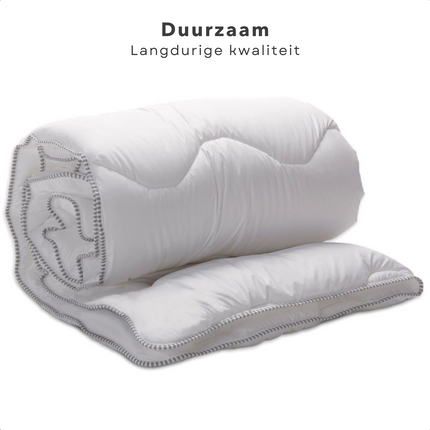 Cheqo® 4 Seizoenen Katoenen Dekbed - 140x200 - 100% Katoen -Beddengoed - Anti-Allergie - Zomerdekbed - Winterdekbed - Hotel Kwaliteit - All Season - Extra Comfort - Polyester - Machinewasbaar Dekbedden