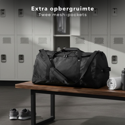 Cheqo® Reistas Met Wielen - Reistas Op Wielen - Reistas Trolley - Trolley Reistas - Weekendtas Met Wielen - Weekendtas Op Wielen - Duffel Met Wielen - Duffelbag Met Wielen - Wheeled Duffel - Sporttas Met Wielen