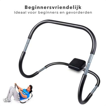 Cheqo® Buikspiertrainer - Ab Trainer voor Thuisgebruik - Buikspierapparaat - Buiktrainer