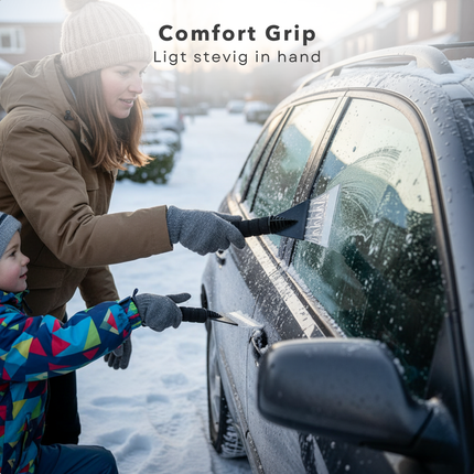 Cheqo® Ijskrabber - Ijs Krabber - Verschillende Kleuren - Auto Accessoires - Winter Benodigdheden - Ruiten Krabben - Anti-Ijs - Sneeuw Verwijderen - Winterklaar - Auto Onderhoud - Koudebestendig Praktische Tool