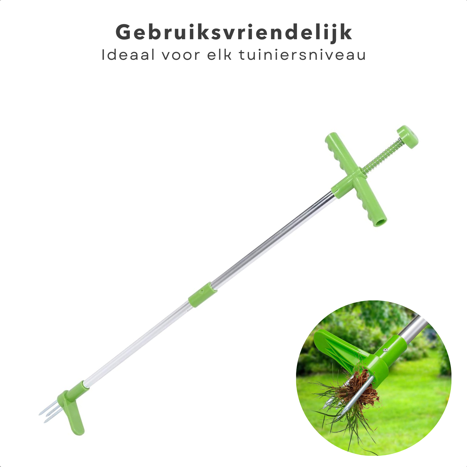 Onkruidsteker voor efficiënt verwijderen van onkruid, lengte 138 cm Onkruidsteker voor efficiënt verwijderen van onkruid, lengte 138 cm