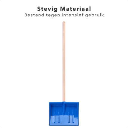 Cheqo® Sneeuwschuiver voor Kinderen - Sneeuwruimer - Sneeuwschep - Compact Kunststof - Voor Stoep en Tuin