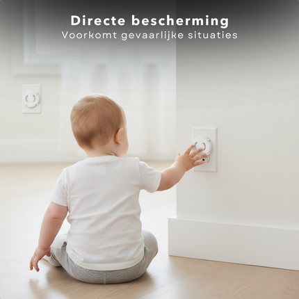 Cheqo® Stopcontactbeveiliging - Stopcontactbeschermers - Stopcontactbeschermer - Stopcontact Beveiliging - Kinderbeveiliging Stopcontact - Stopcontactbeveiliging Kind - Stopcontactbeveiliging Baby - Stopcontact Afdekking - Stopcontactbescherming