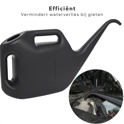 Cheqo® Zwarte Kunststof Gieter - 9 Liter - Planten Water Geven