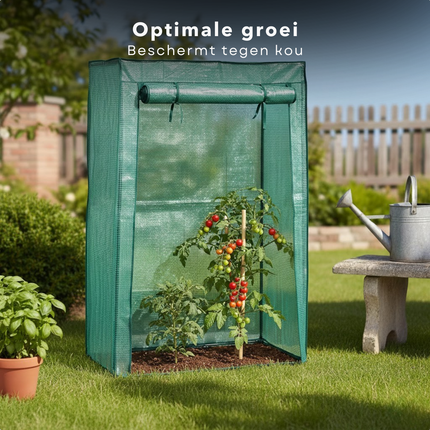 Cheqo® Tomatenkas - Tomaten Kweekkas - Tomaten Serre - Kweekkas - Broeikas - Foliekas - Tuinkas - Plantenkas - Koude Kas - Mini Tuinkas - Kleine Tuinkas - Tomatenkas Met Deur - Tomatenkas Voor Balkon - Tomatenkas Voor Tuin
