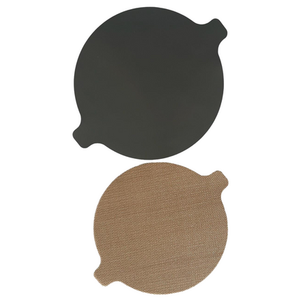 Cheqo® Herbruikbare Airfryer Bakpapier Mat - Bak Mat Airfryer - Bakpapier Aifryer - Hittebestendig tot 220°C - Op Maat Knippen - Bruin