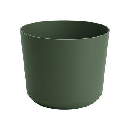 Cheqo® Bloempot Groen - Groene Plantenpot - Plantenbak - Kunststof 20x18 cm - Voor Binnen en Buiten - Ideaal voor Balkon