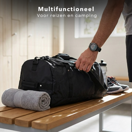 Cheqo® Reistas Met Wielen - Reistas Op Wielen - Reistas Trolley - Trolley Reistas - Weekendtas Met Wielen - Weekendtas Op Wielen - Duffel Met Wielen - Duffelbag Met Wielen - Wheeled Duffel - Sporttas Met Wielen