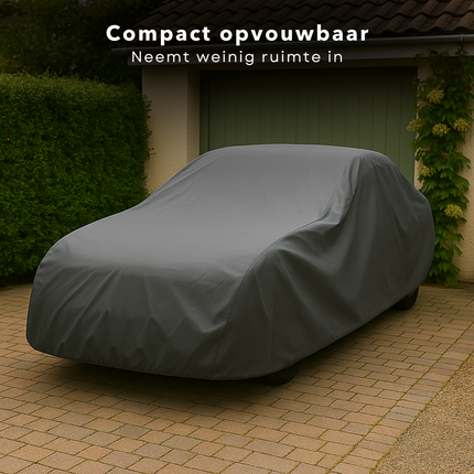 Cheqo® Autohoes XL - Beschermhoes Auto - Autobeschermhoes - Auto Hoes - Beschermhoes voor Auto - Waterdicht - Bescherming Grijs - Universeel