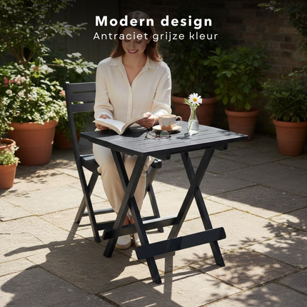 Cheqo® Campingtafel - Vouwtafel - Klaptafel - Inklapbare Tafel - Opvouwbare Tafel - Kampeertafel - Camping Klaptafel - Camping Vouwtafel - Inklapbare Campingtafel - Opvouwbare Campingtafel - Kleine Campingtafel - Mini Campingtafel - Campingtafel