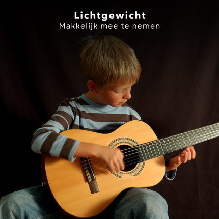 Cheqo® Akoestische Kindergitaar - Gitaar voor Kinderen - Kinder Gitaar - Speelgoed Gitaar - Perfect voor Beginners - Houten Constructie - Muziekinstrument voor Kinderen
