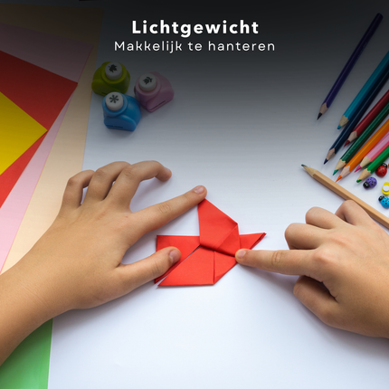 Cheqo® Vouwkarton - Vouwblaadjes - Knutselpapier - Knutsel Papier - 110 Grams - Origami Papier Kinderen - 20x20 cm - Kleurrijk Knutselpapier - 50 Stuks