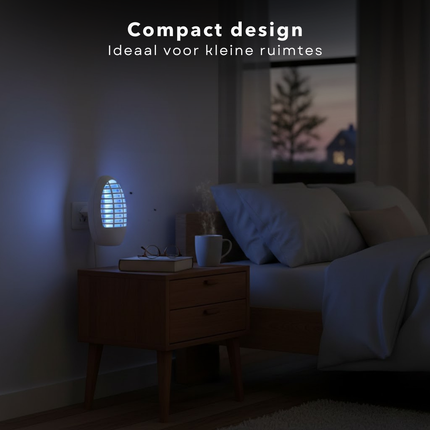 Cheqo® Muggenlamp - Insectenlamp - Vliegenlamp - Insectendoder - Elektrische Insectenlamp - Elektrische Muggenlamp - Elektrische Vliegenlamp - Muggenvanger - Vliegenvanger - Insectenvanger - UV Insectenlamp