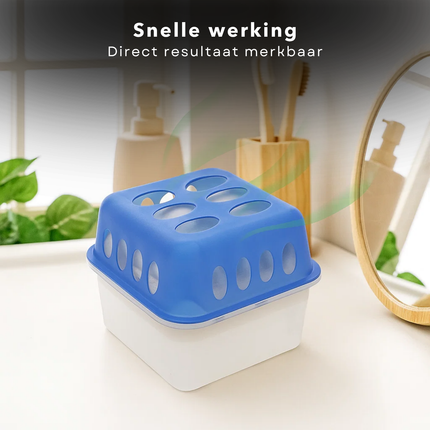 Cheqo® Navulbare Vochtopnemers - Vochtvanger Navulling - Vochtontrekker Navulzak - Vochtopnemer Navulling - Beschermt Tegen Schimmel - Bestrijding Van Geurtjes - Set Van 4 Stuks - Kleine Ruimtes - Weinig Ventilatie - Condensbestrijding