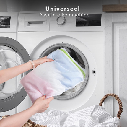 Cheqo® Waszakken - Waszak - Wasnet - Wasnetjes - Waszakken Set - Wasnetten Set - Waszakjes - Waszak Wasmachine - Wasnet Wasmachine - Waszak voor Wasgoed - Wasnet voor Wasgoed - Waszak met Rits