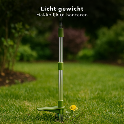 Cheqo® Onkruidtrekker - Onkruidsteker - Onkruidwieder - Onkruid Verwijderen - Milieuvriendelijke Onkruidverwijderaar - 100 cm