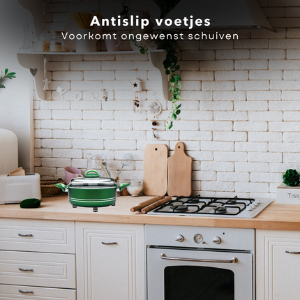 Cheqo® Verstelbare Pannenonderzetter - Pannenrooster - Hittebestendig - Beschermende Tafelonderzetter - Roestvrij Staal