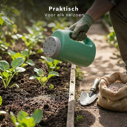 Cheqo® Strooibus - Strooibus Tuin - Strooibus Voor Tuin - Zoutstrooier - Zoutstrooier Hand - Strooier Hand - Handstrooier - Handstrooier Tuin - Strooier Voor Zout - Strooier Voor Strooizout - Strooier Voor Graszaad