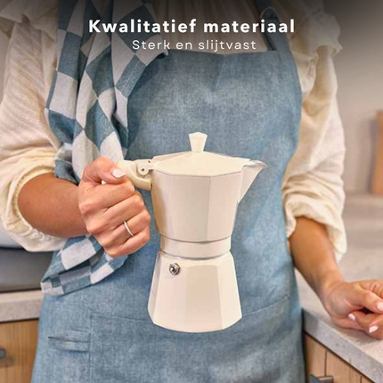 Cheqo® Blauw Katoen Keukenschort - Kookschort - Schort - Verstelbaar Unisex - Met Zakken - Duurzaam Koken