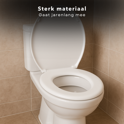Cheqo® Wc Bril - Softclose - Veilig voor Kinderen - Duroplast - Snelle Montage