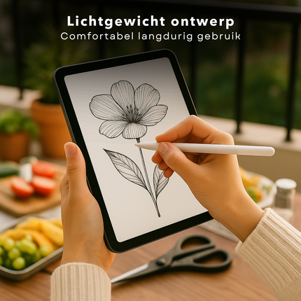 Cheqo® Stylus Pen voor Tablet , Apple iPad en Android - Ergonomisch - Pencil Voor Tablets en Smartphones - Aluminium - USB-C