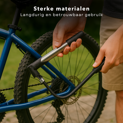 Cheqo® Fietsgereedschapset 14-Delig - Fietsgereedschap - Fietsmateriaal - Toolset - Gereedschapset - Reparatieset Fiets - Compacte Reparatieset met Mini Fietspomp - Inclusief Opbergtas