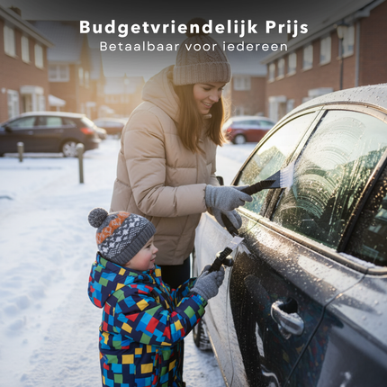 Cheqo® Ijskrabber - Ijs Krabber - Verschillende Kleuren - Auto Accessoires - Winter Benodigdheden - Ruiten Krabben - Anti-Ijs - Sneeuw Verwijderen - Winterklaar - Auto Onderhoud - Koudebestendig Praktische Tool